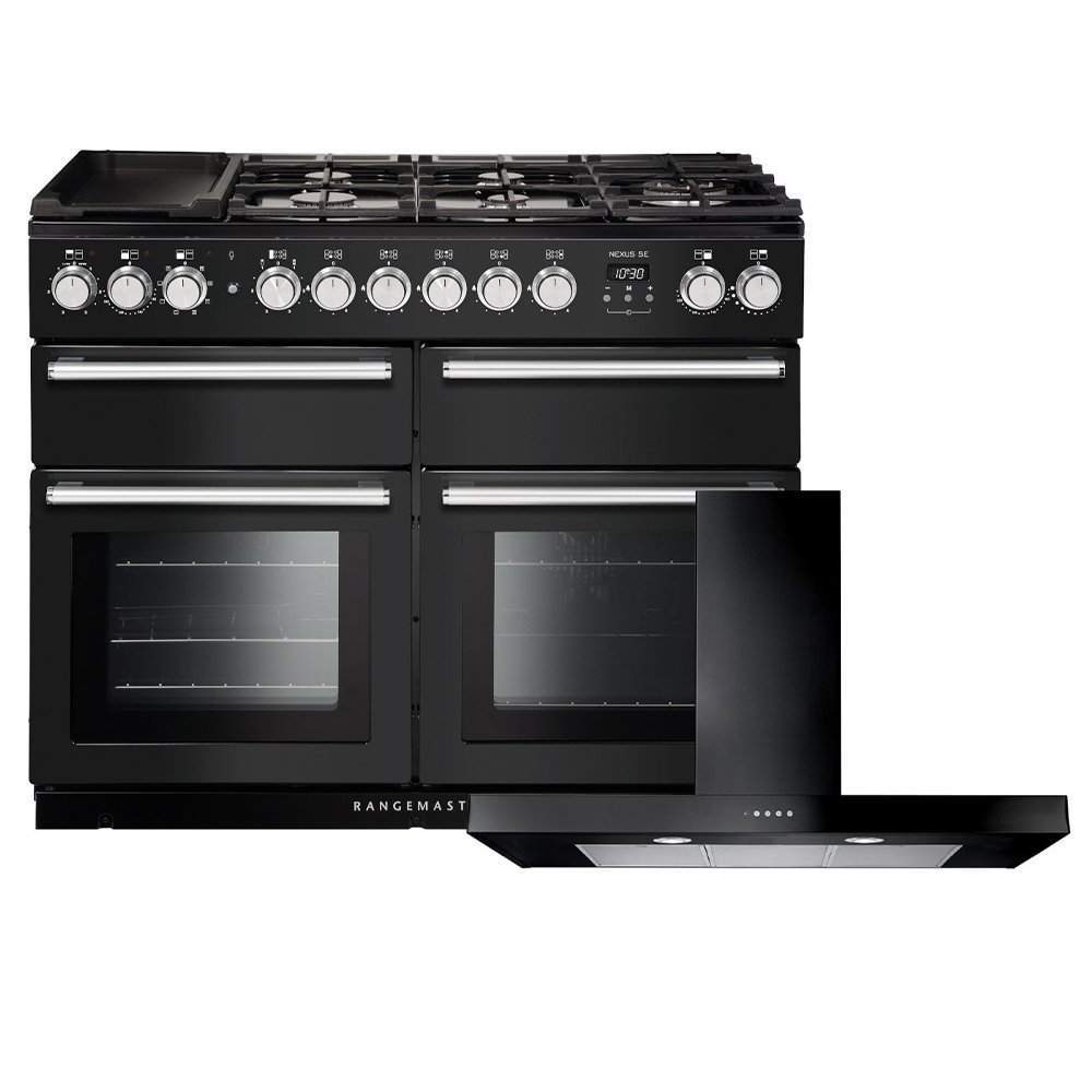 Rangemaster Nexus Dual Fuel Range Cooker & Hood Pack