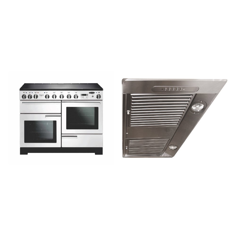 Rangemaster Professional Deluxe Induction Range Cooker & Hood Pack