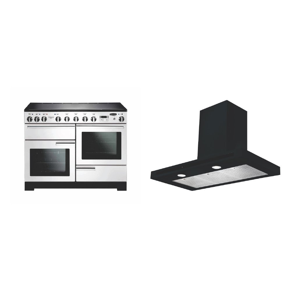 Rangemaster Professional Deluxe Induction Range Cooker & Hood Pack