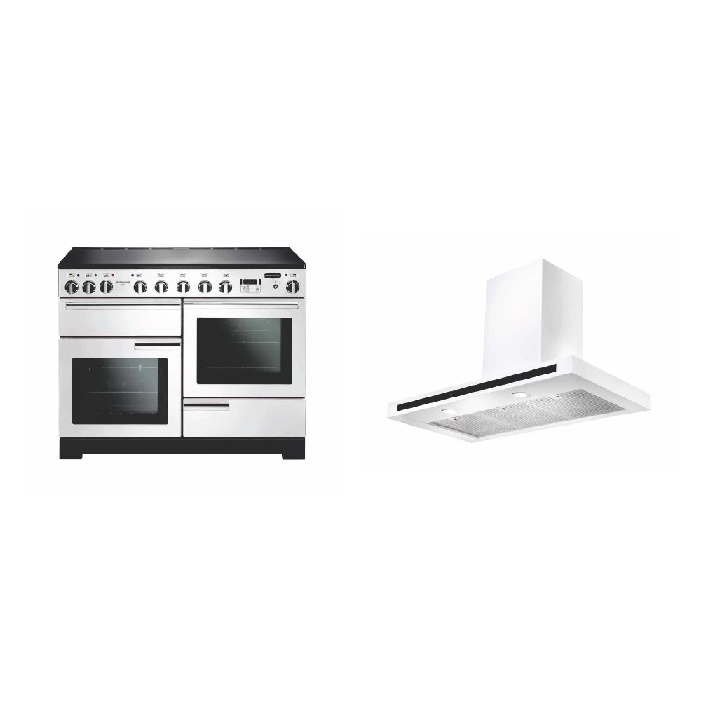 Rangemaster Professional Deluxe Induction Range Cooker & Hood Pack