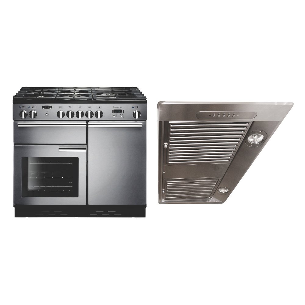 Rangemaster Professional Plus Gas Range Cooker & Hood Pack