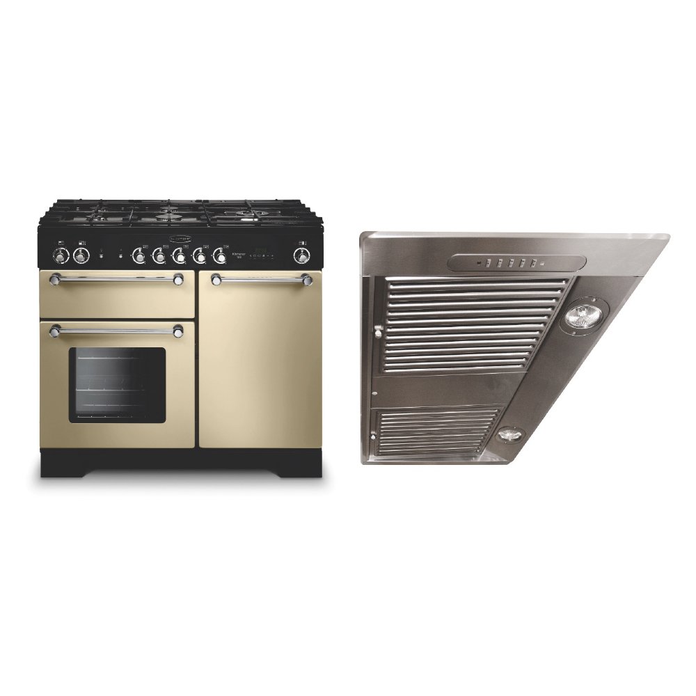 Rangemaster Kitchener Gas Range Cooker & Hood Pack