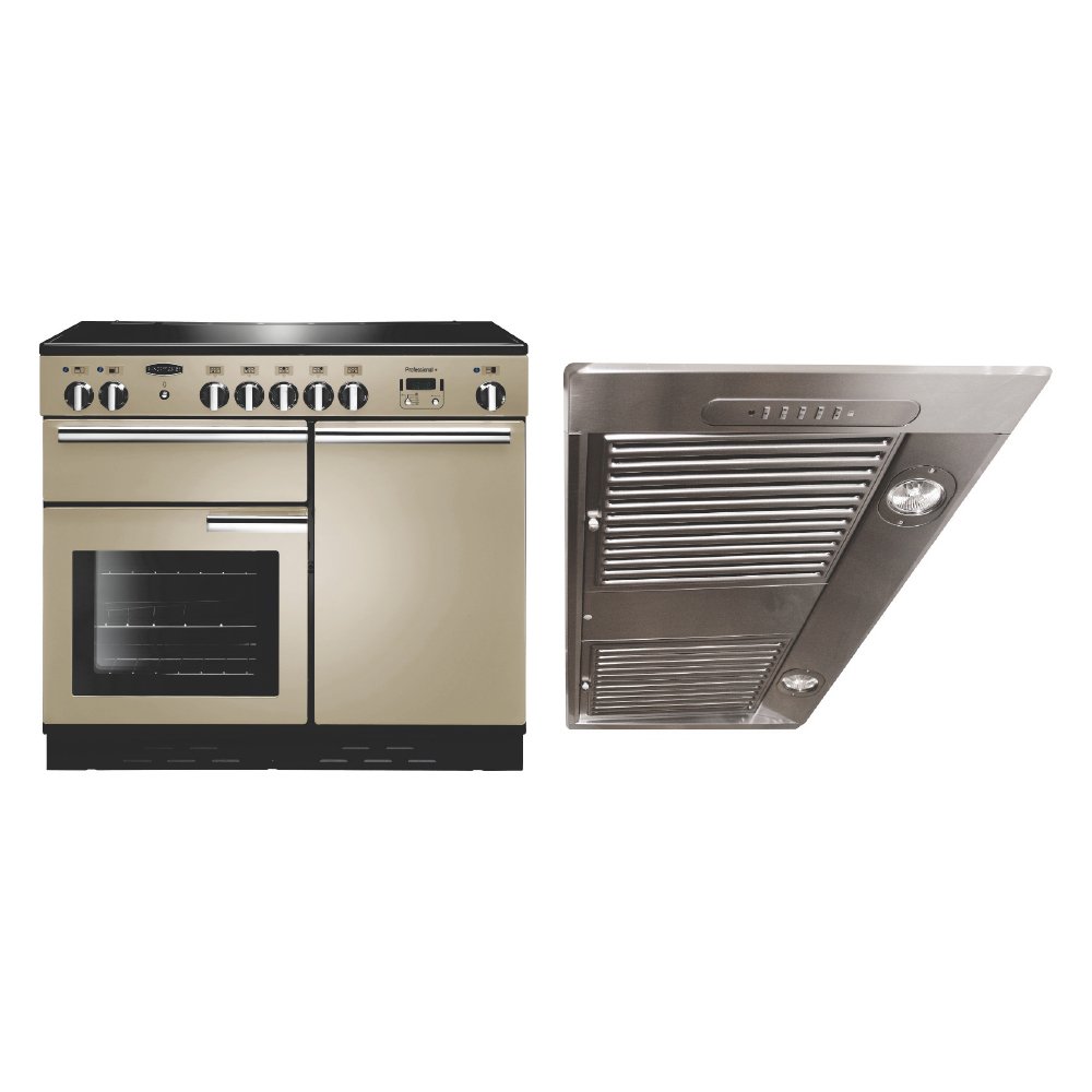 Rangemaster Professional Plus Ceramic Range Cooker & Hood Pack