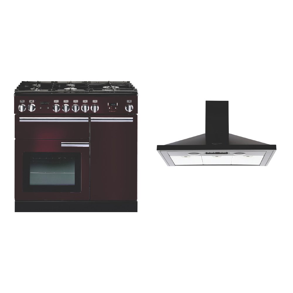 Rangemaster Professional Plus Dual Fuel Range Cooker & Hood Pack
