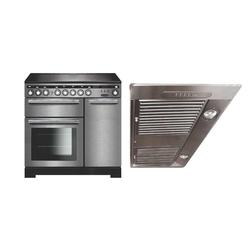 Rangemaster Encore Deluxe Induction Range Cooker & Hood Pack