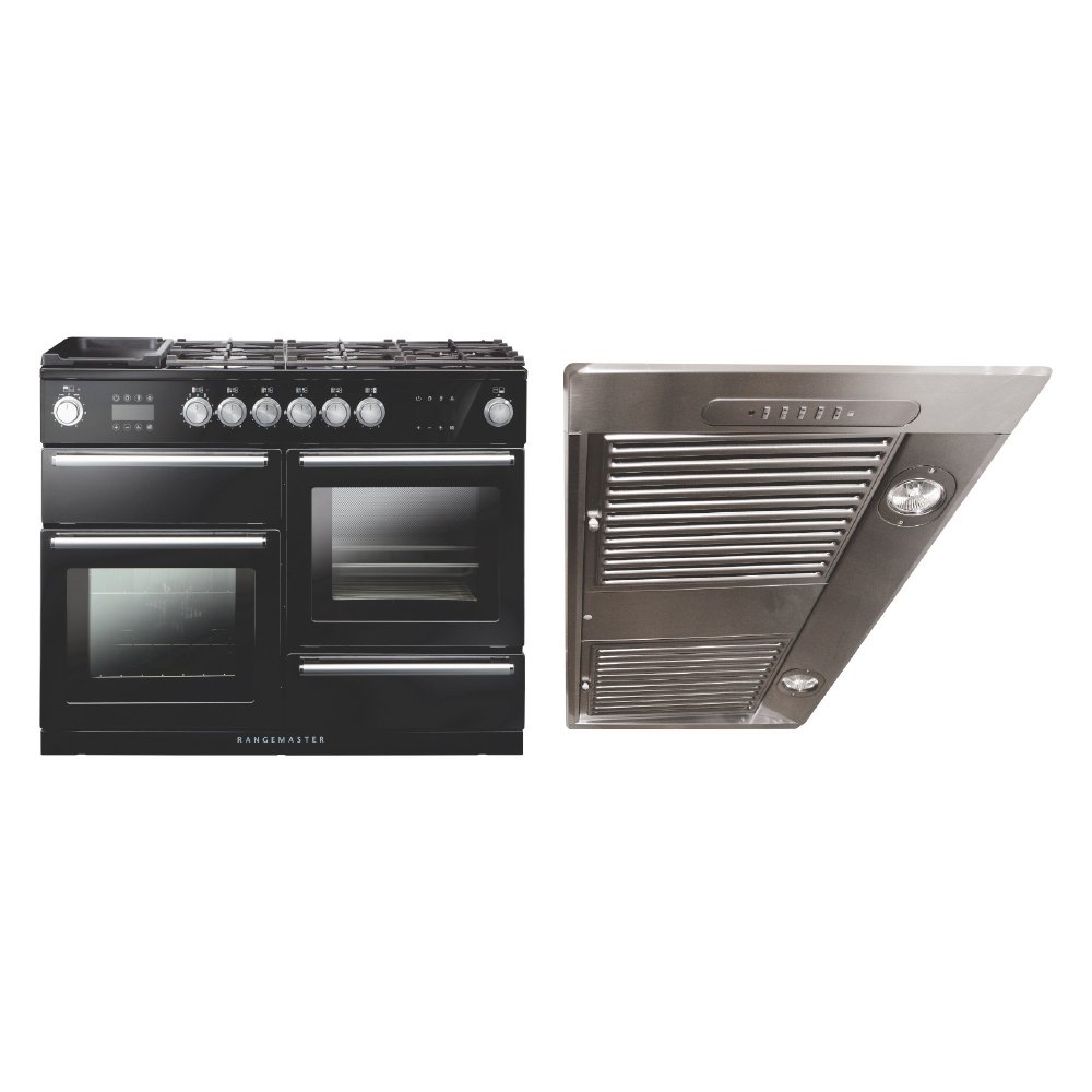 Rangemaster Nexus Dual Fuel Range Cooker & Hood Pack