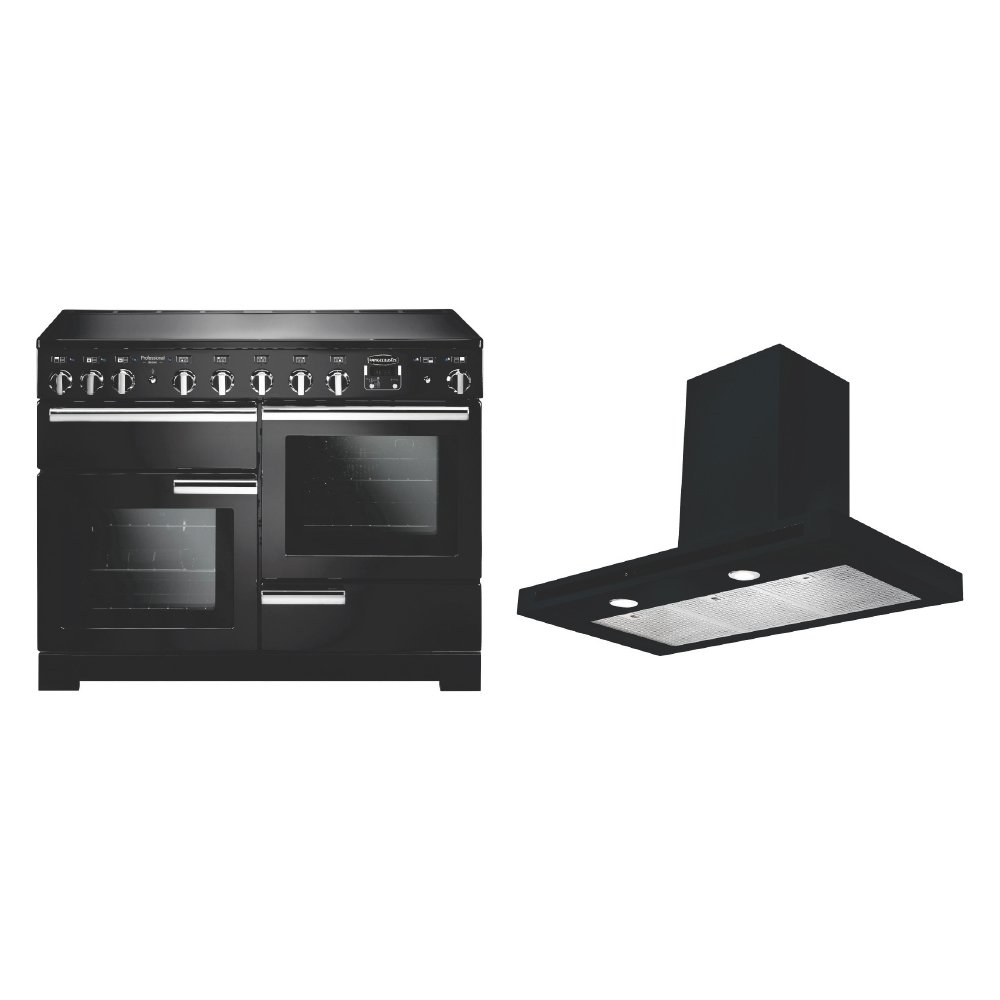 Rangemaster Professional Deluxe Induction Range Cooker & Hood Pack