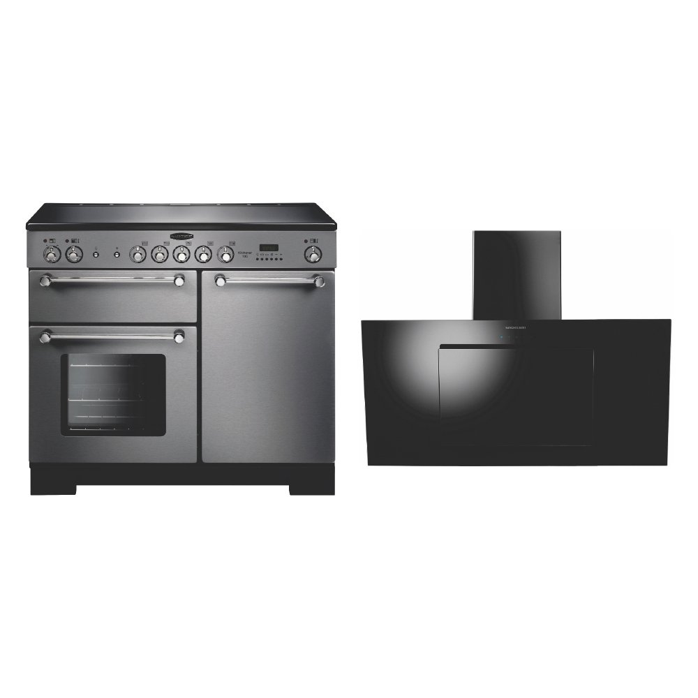 Rangemaster Kitchener Ceramic Range Cooker & Hood Pack
