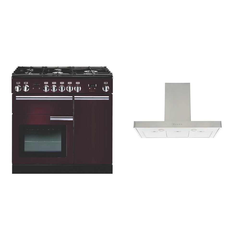 Rangemaster Professional Plus Dual Fuel Range Cooker & Hood Pack