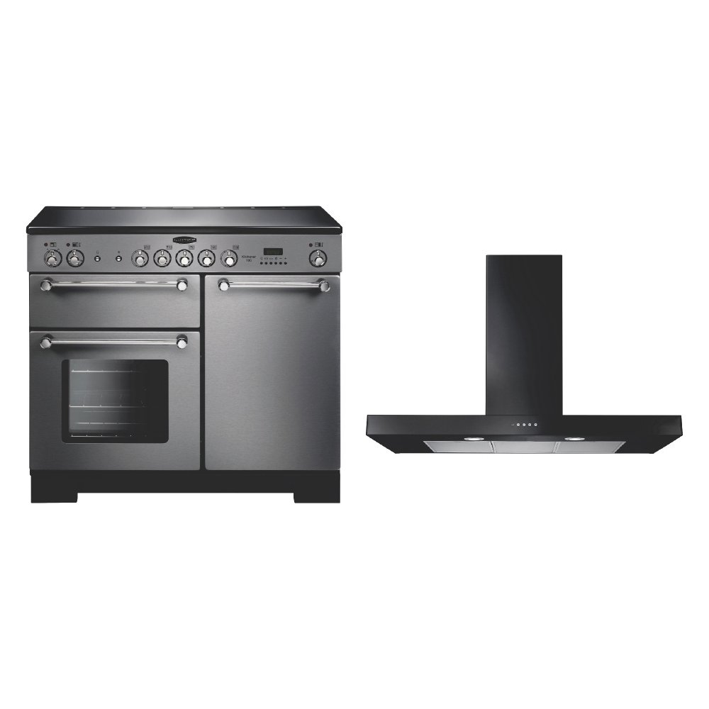 Rangemaster Kitchener Ceramic Range Cooker & Hood Pack