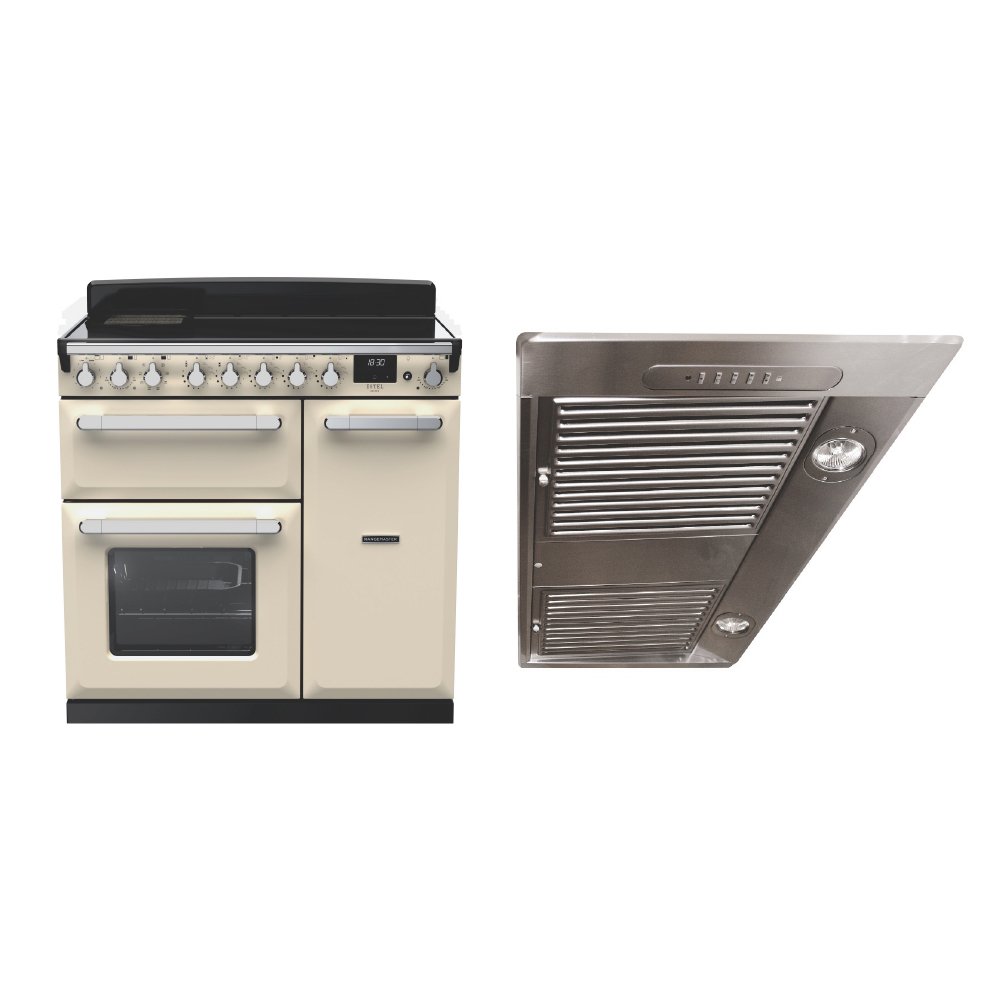 Rangemaster Estel Deluxe Induction Range Cooker & Hood Pack