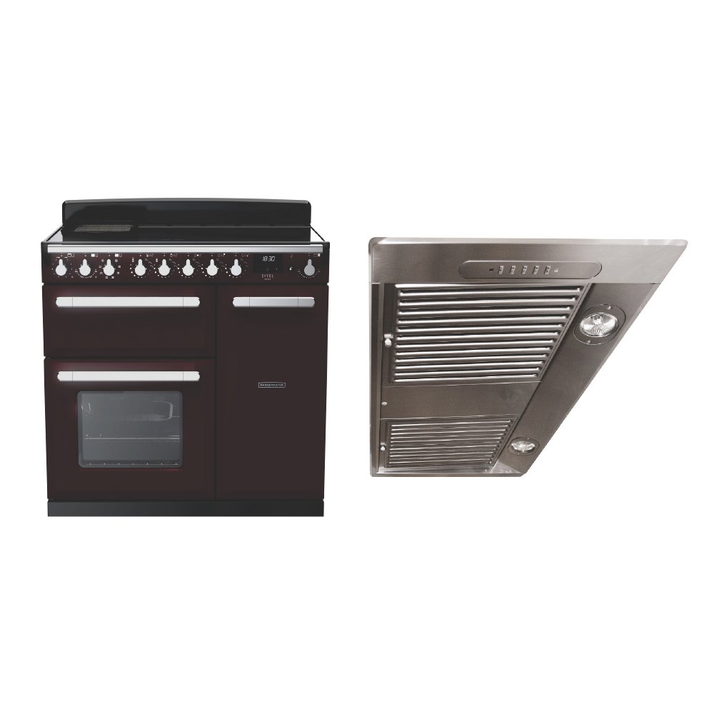 Rangemaster Estel Deluxe Induction Range Cooker & Hood Pack
