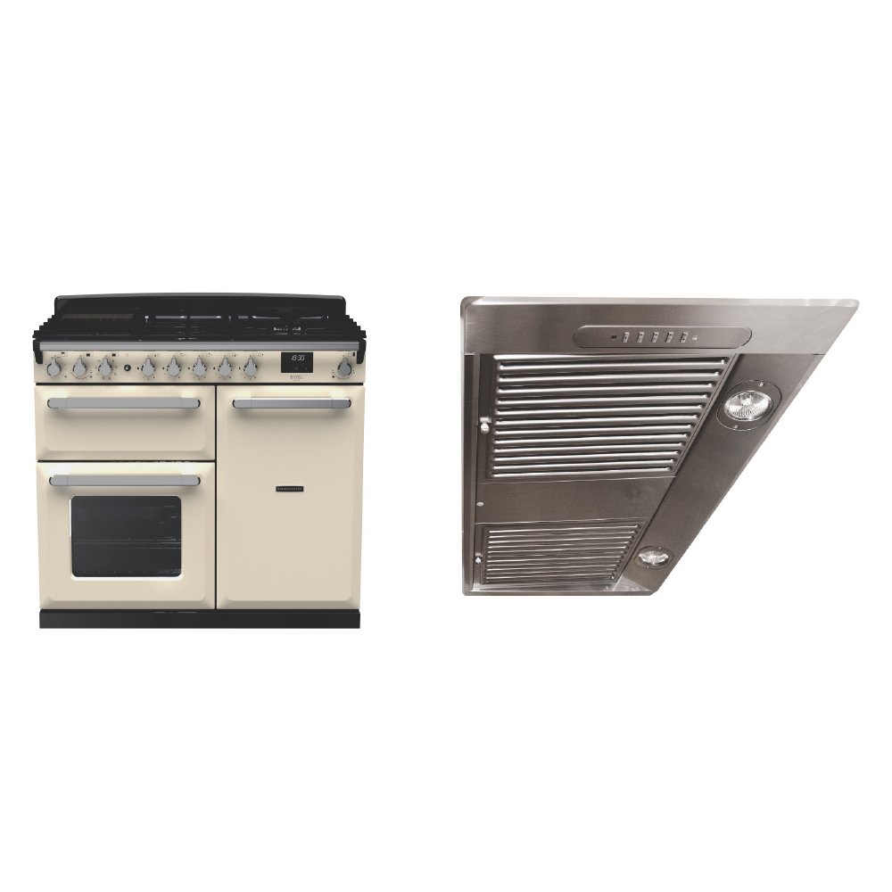 Rangemaster Estel Deluxe Dual Fuel Range Cooker & Hood Pack