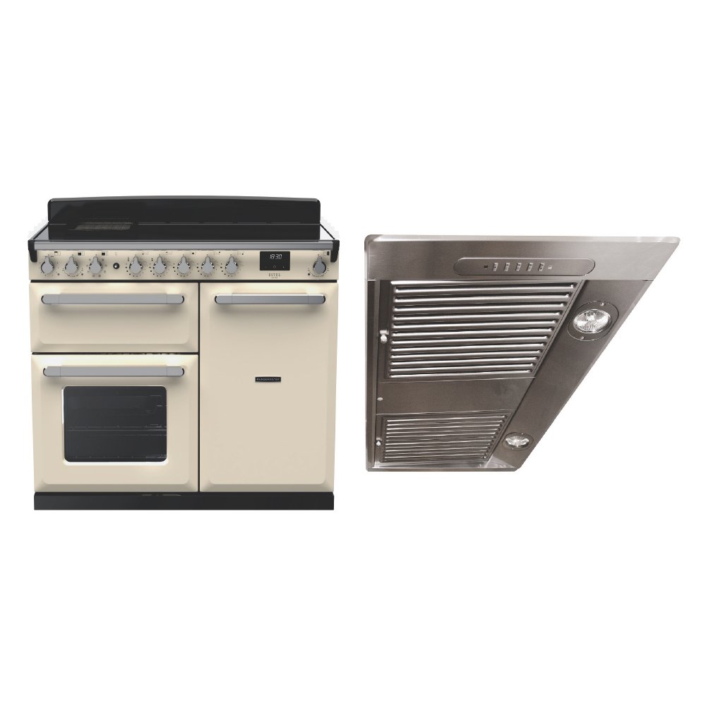 Rangemaster Estel Deluxe Induction Range Cooker & Hood Pack