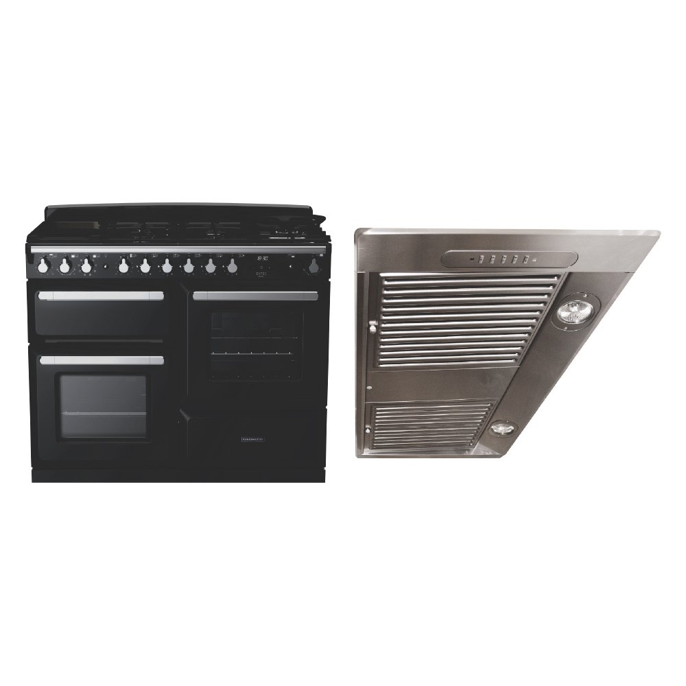 Rangemaster Estel Deluxe Dual Fuel Range Cooker & Hood Pack