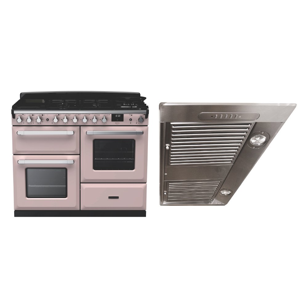 Rangemaster Estel Deluxe Dual Fuel Range Cooker & Hood Pack