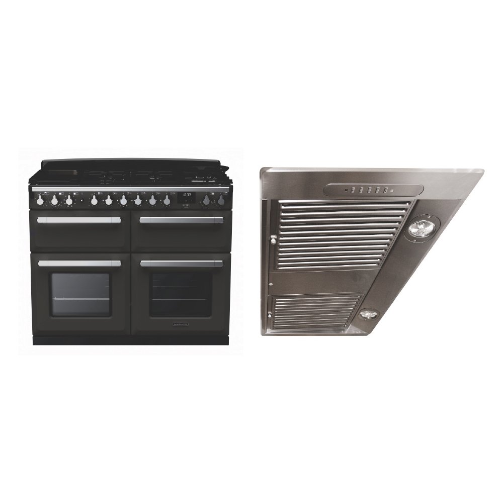 Rangemaster Estel Deluxe Dual Fuel Range Cooker & Hood Pack