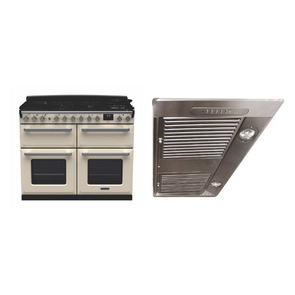 Rangemaster Estel Deluxe Dual Fuel Range Cooker & Hood Pack