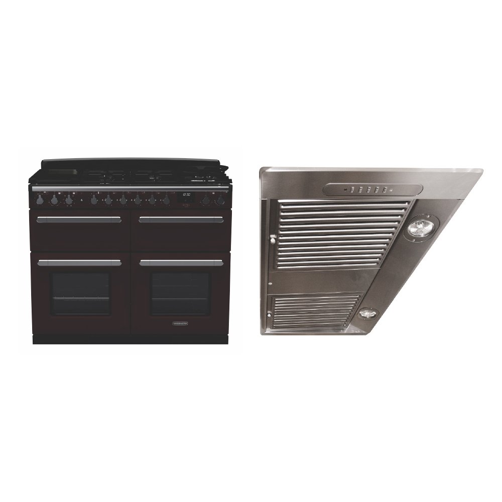 Rangemaster Estel Deluxe Dual Fuel Range Cooker & Hood Pack