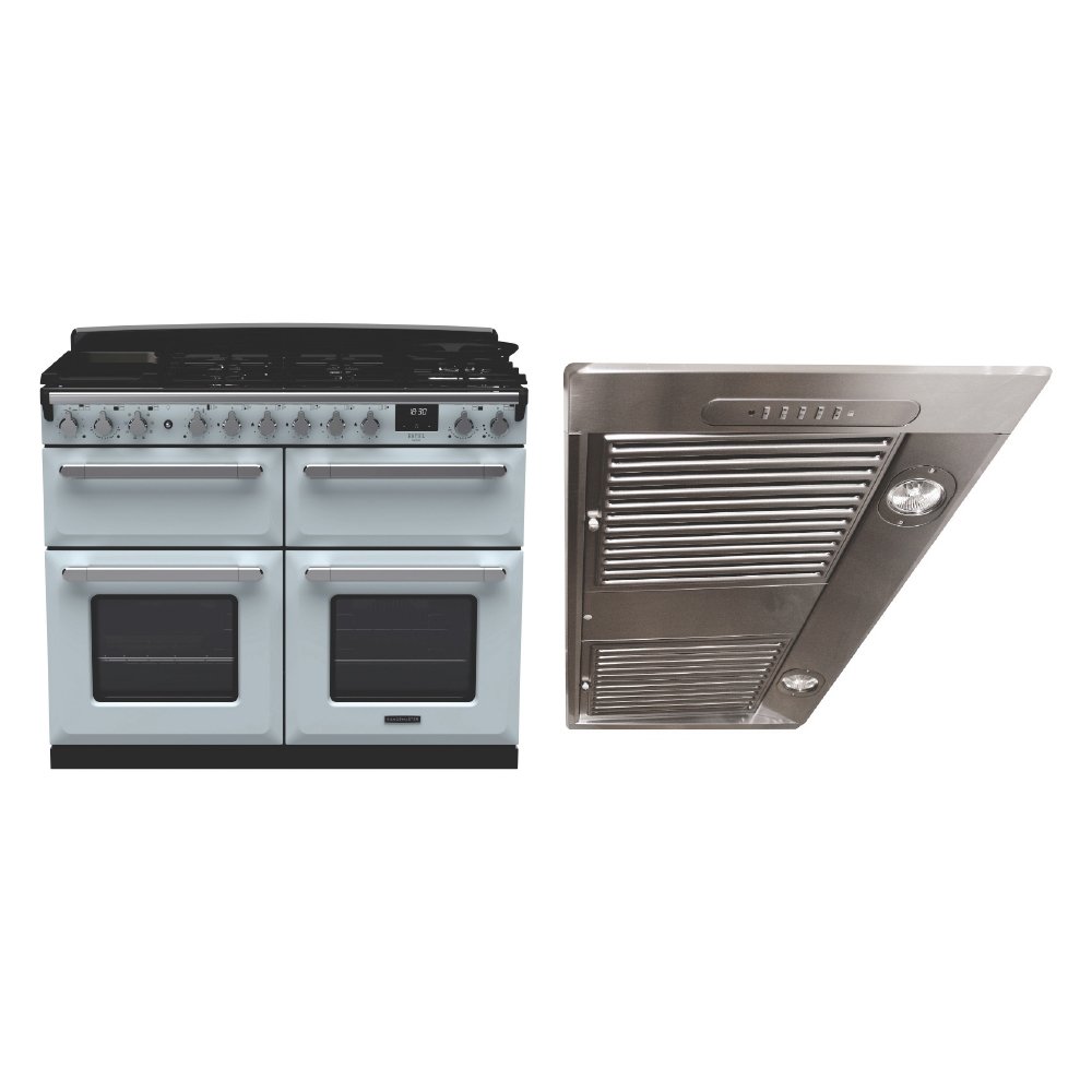 Rangemaster Estel Deluxe Dual Fuel Range Cooker & Hood Pack