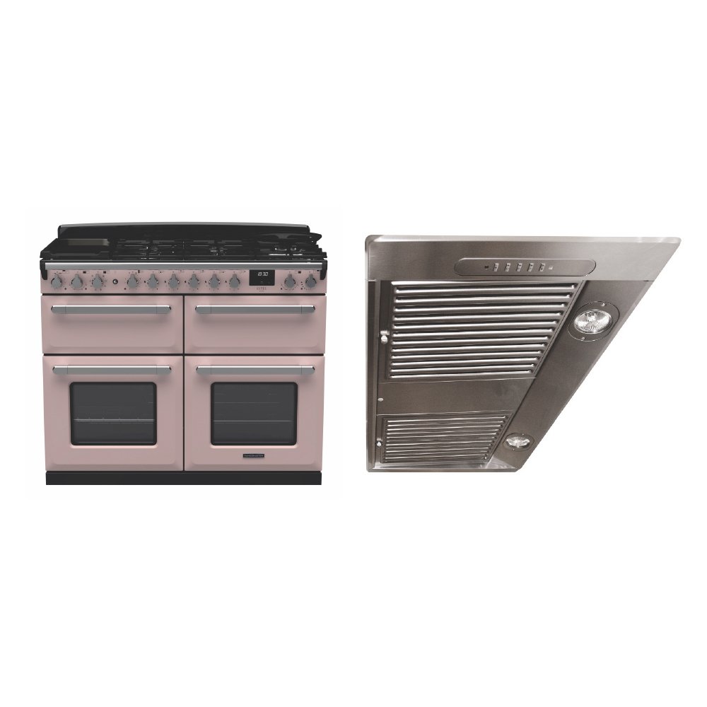 Rangemaster Estel Deluxe Dual Fuel Range Cooker & Hood Pack