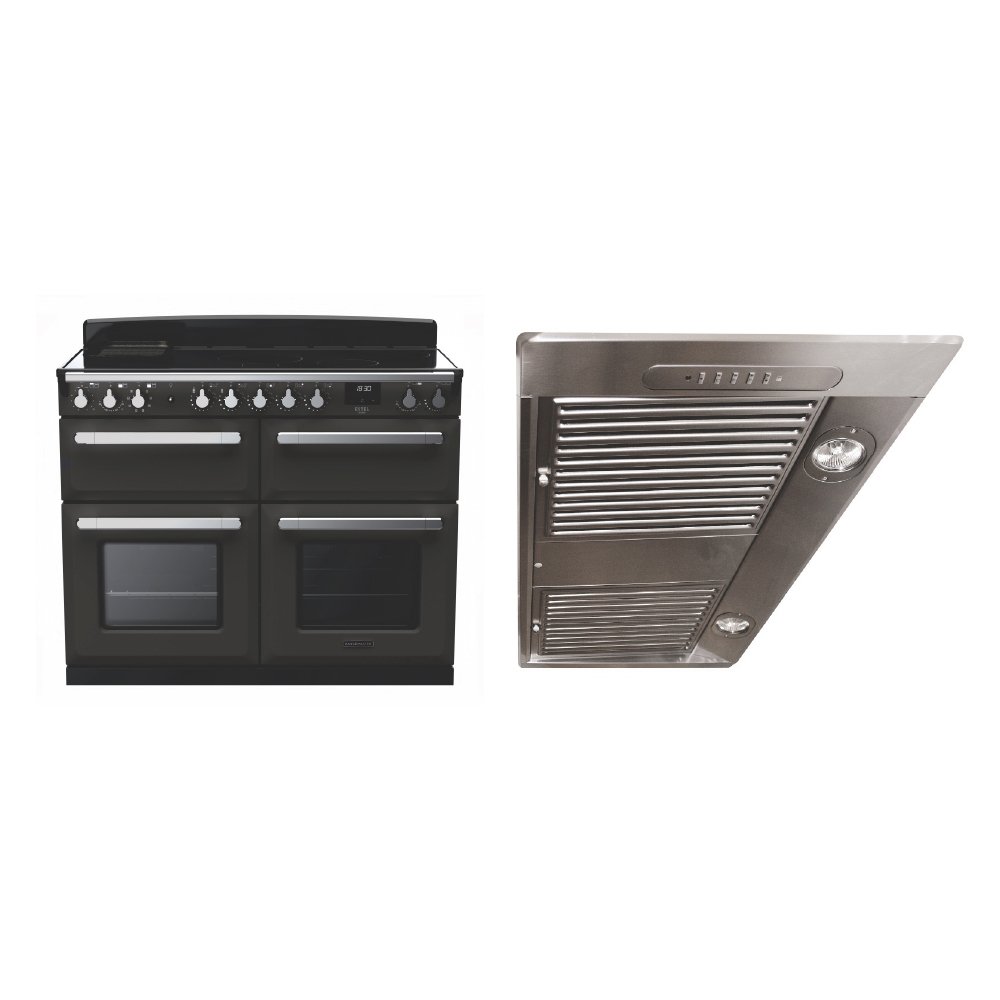 Rangemaster Estel Deluxe Induction Range Cooker & Hood Pack
