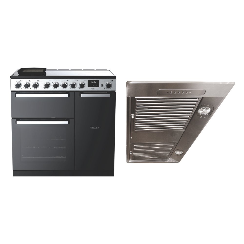 Rangemaster Edge Deluxe Induction Range Cooker & Hood Pack