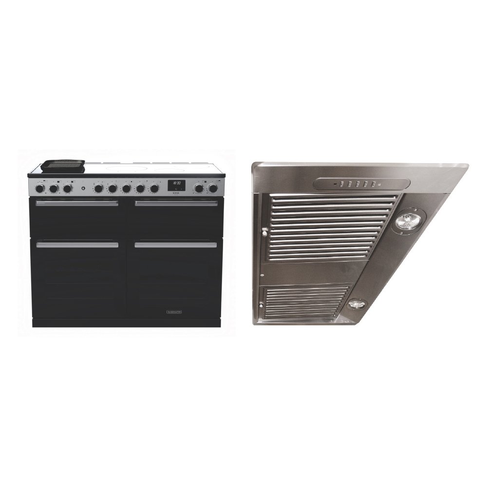 Rangemaster Edge Deluxe Induction Range Cooker & Hood Pack