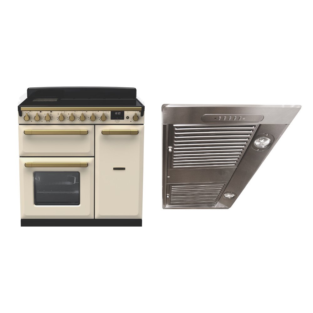 Rangemaster Estel Deluxe Induction Range Cooker & Hood Pack