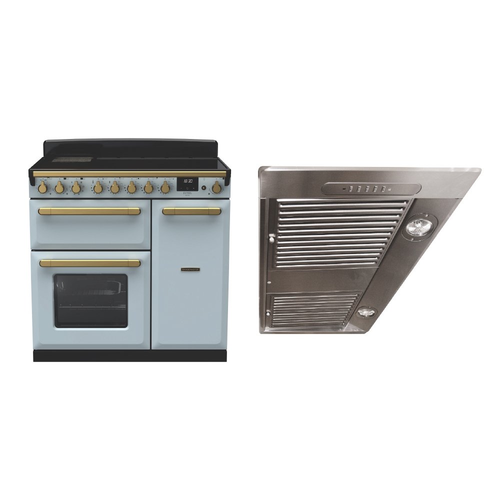 Rangemaster Estel Deluxe Induction Range Cooker & Hood Pack