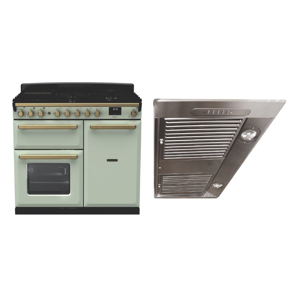 Rangemaster Estel Deluxe Dual Fuel Range Cooker & Hood Pack