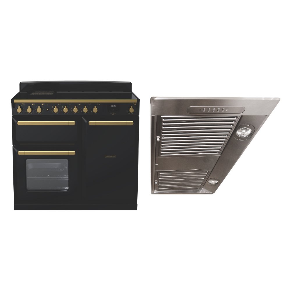Rangemaster Estel Deluxe Induction Range Cooker & Hood Pack