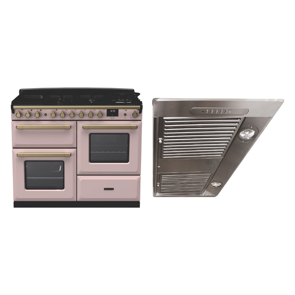 Rangemaster Estel Deluxe Dual Fuel Range Cooker & Hood Pack