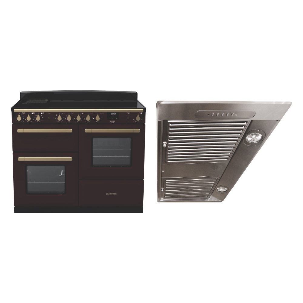 Rangemaster Estel Deluxe Induction Range Cooker & Hood Pack