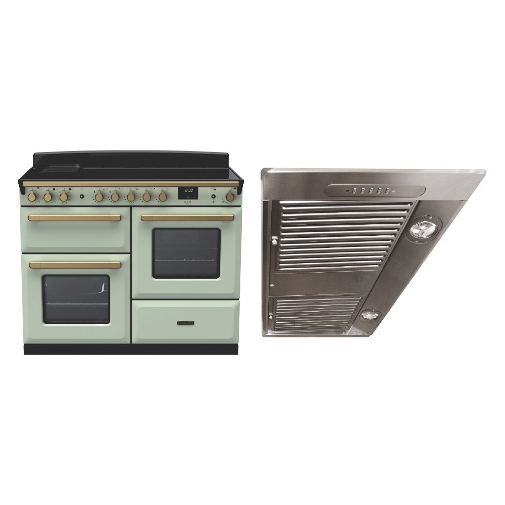 Rangemaster Estel Deluxe Induction Range Cooker & Hood Pack