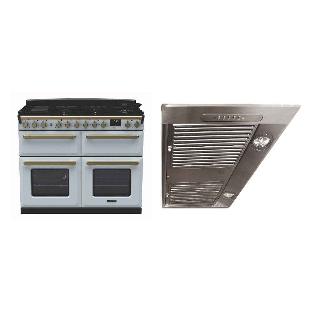 Rangemaster Estel Deluxe Dual Fuel Range Cooker & Hood Pack