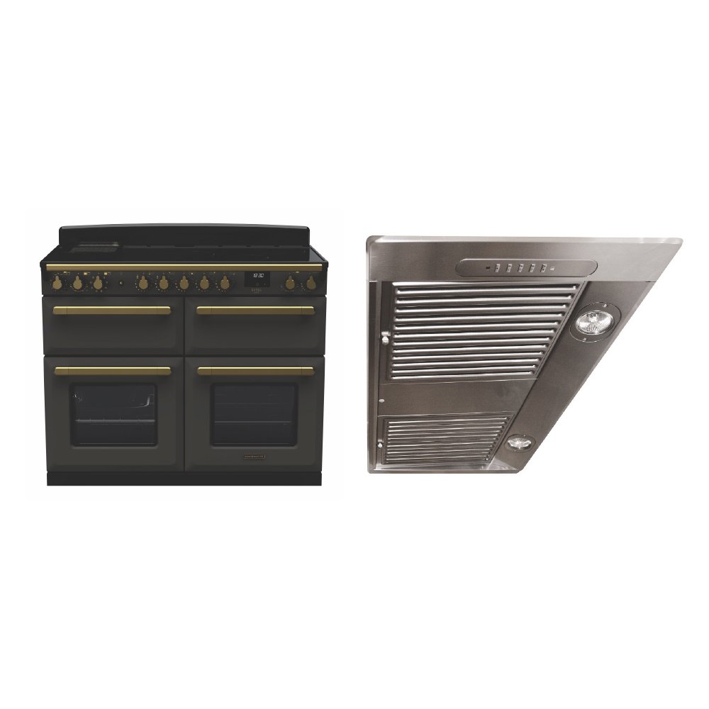 Rangemaster Estel Deluxe Induction Range Cooker & Hood Pack