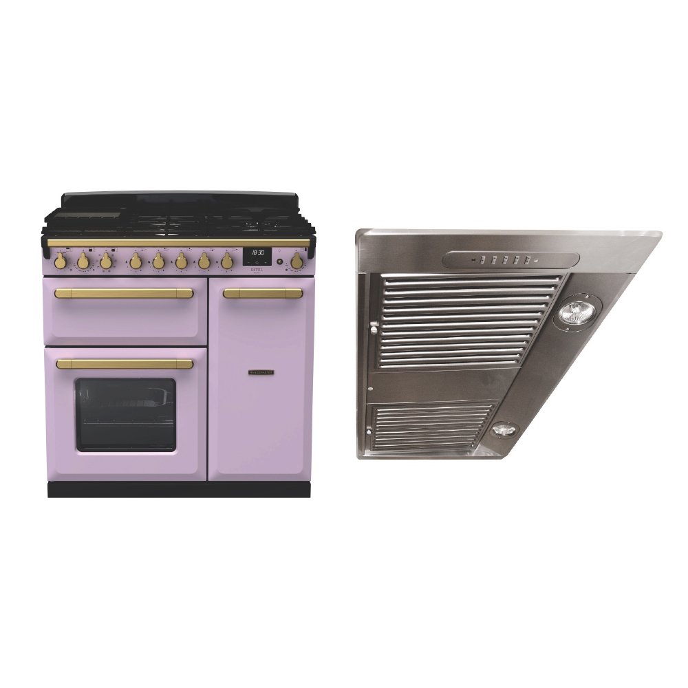 Rangemaster Estel Deluxe Dual Fuel Range Cooker & Hood Pack