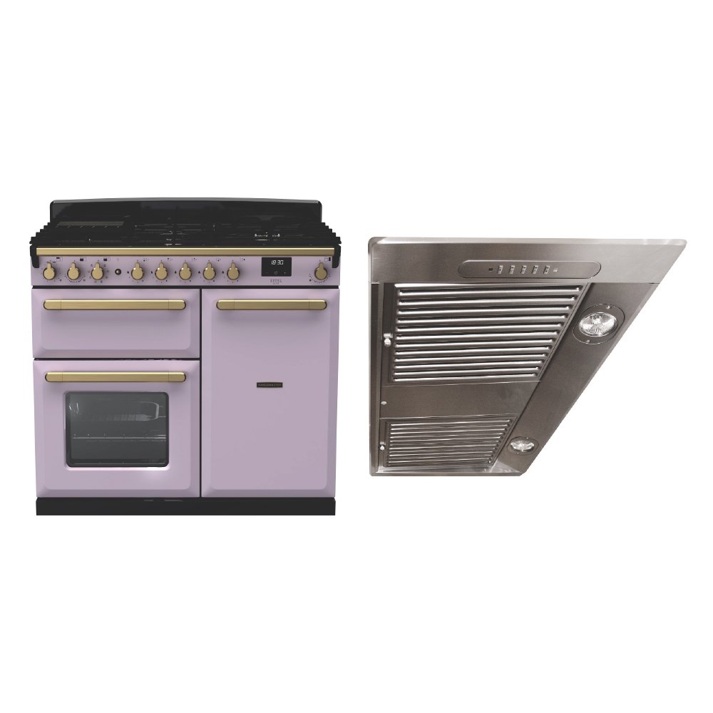 Rangemaster Estel Deluxe Dual Fuel Range Cooker & Hood Pack