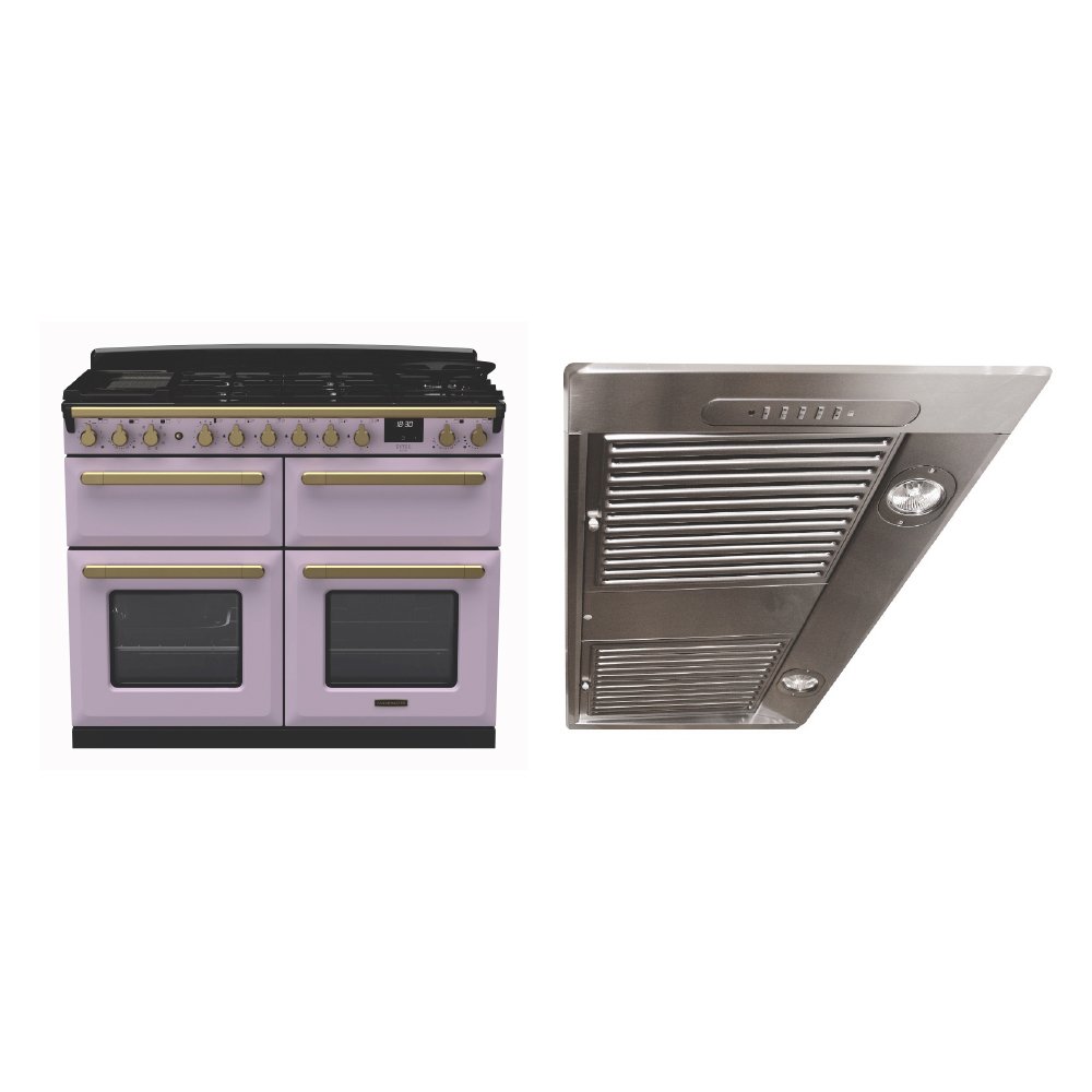 Rangemaster Estel Deluxe Dual Fuel Range Cooker & Hood Pack
