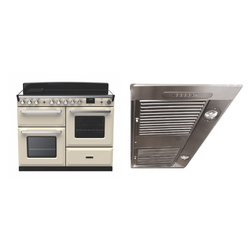 Rangemaster Estel Deluxe Induction Range Cooker & Hood Pack