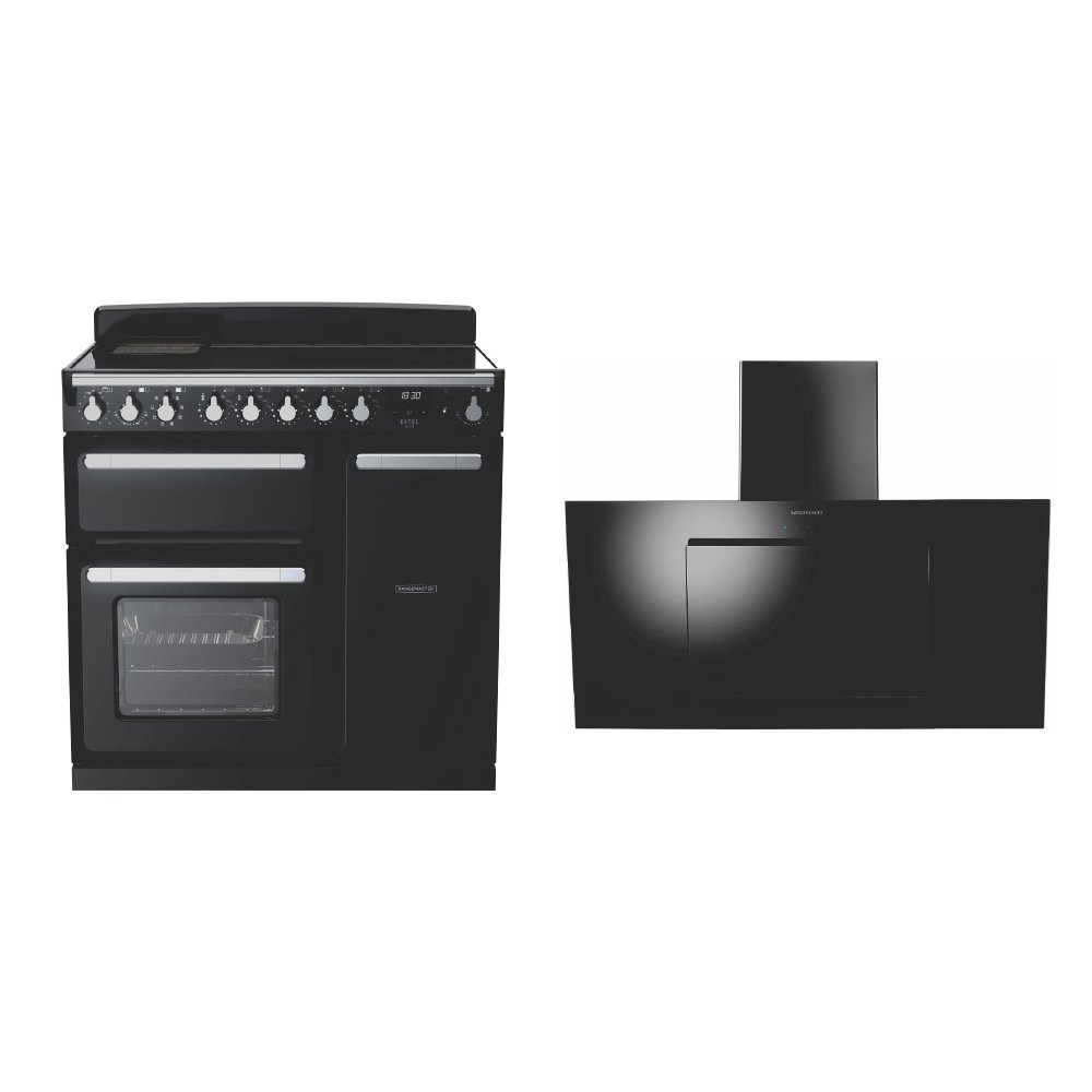 Rangemaster Estel Deluxe Induction Range Cooker & Hood Pack