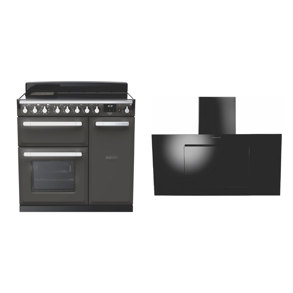 Rangemaster Estel Deluxe Induction Range Cooker & Hood Pack