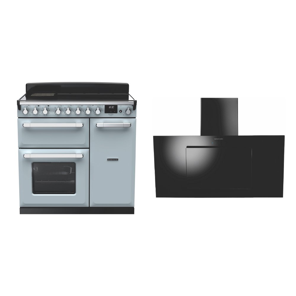 Rangemaster Estel Deluxe Induction Range Cooker & Hood Pack