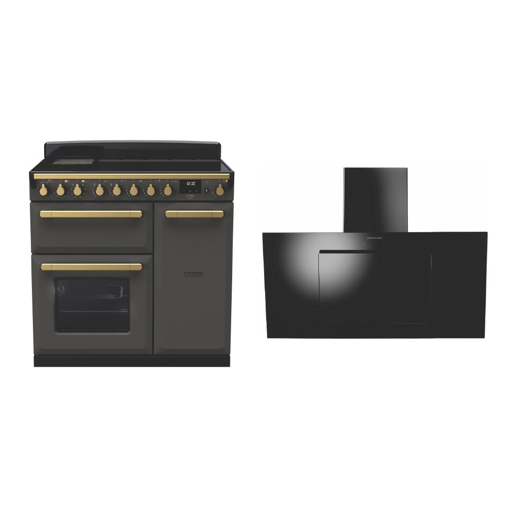 Rangemaster Estel Deluxe Induction Range Cooker & Hood Pack