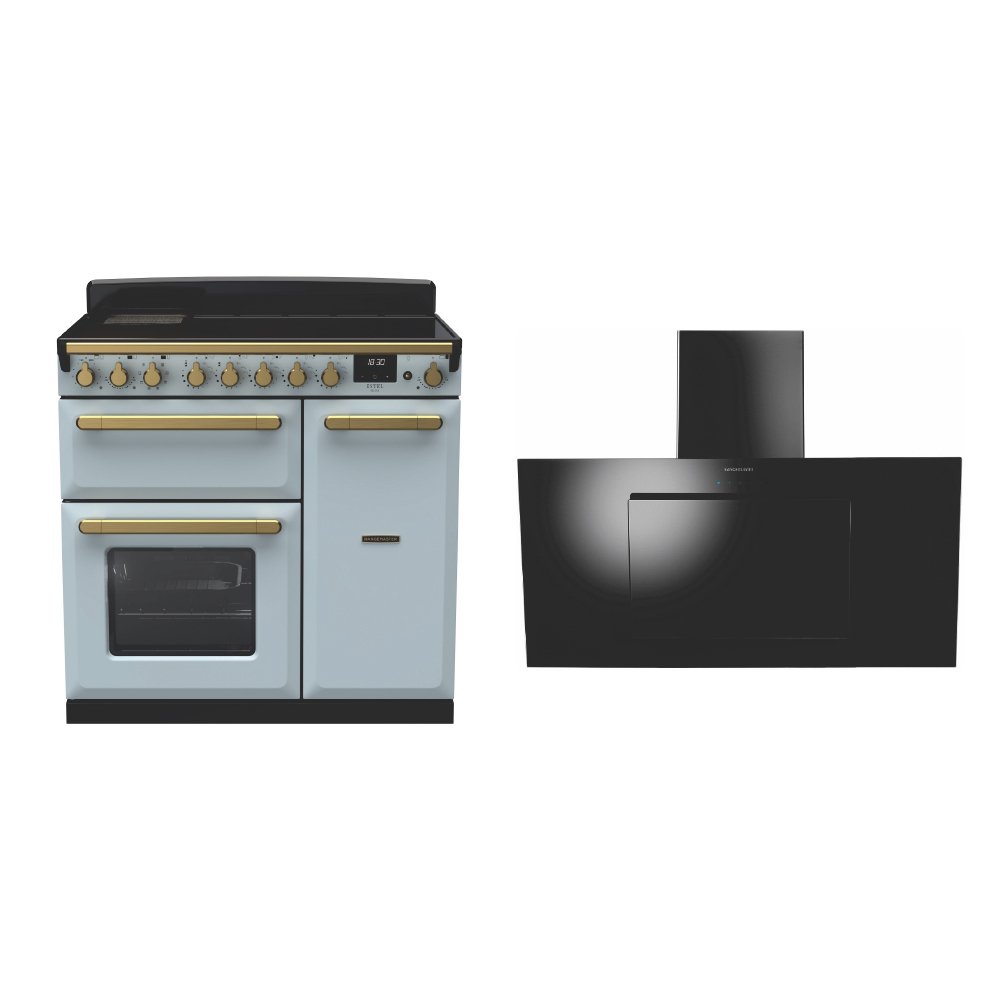 Rangemaster Estel Deluxe Induction Range Cooker & Hood Pack