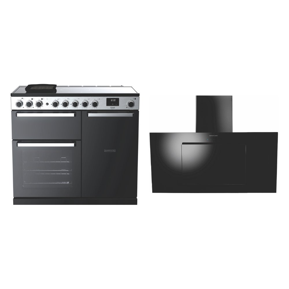Rangemaster Edge Deluxe Induction Range Cooker & Hood Pack