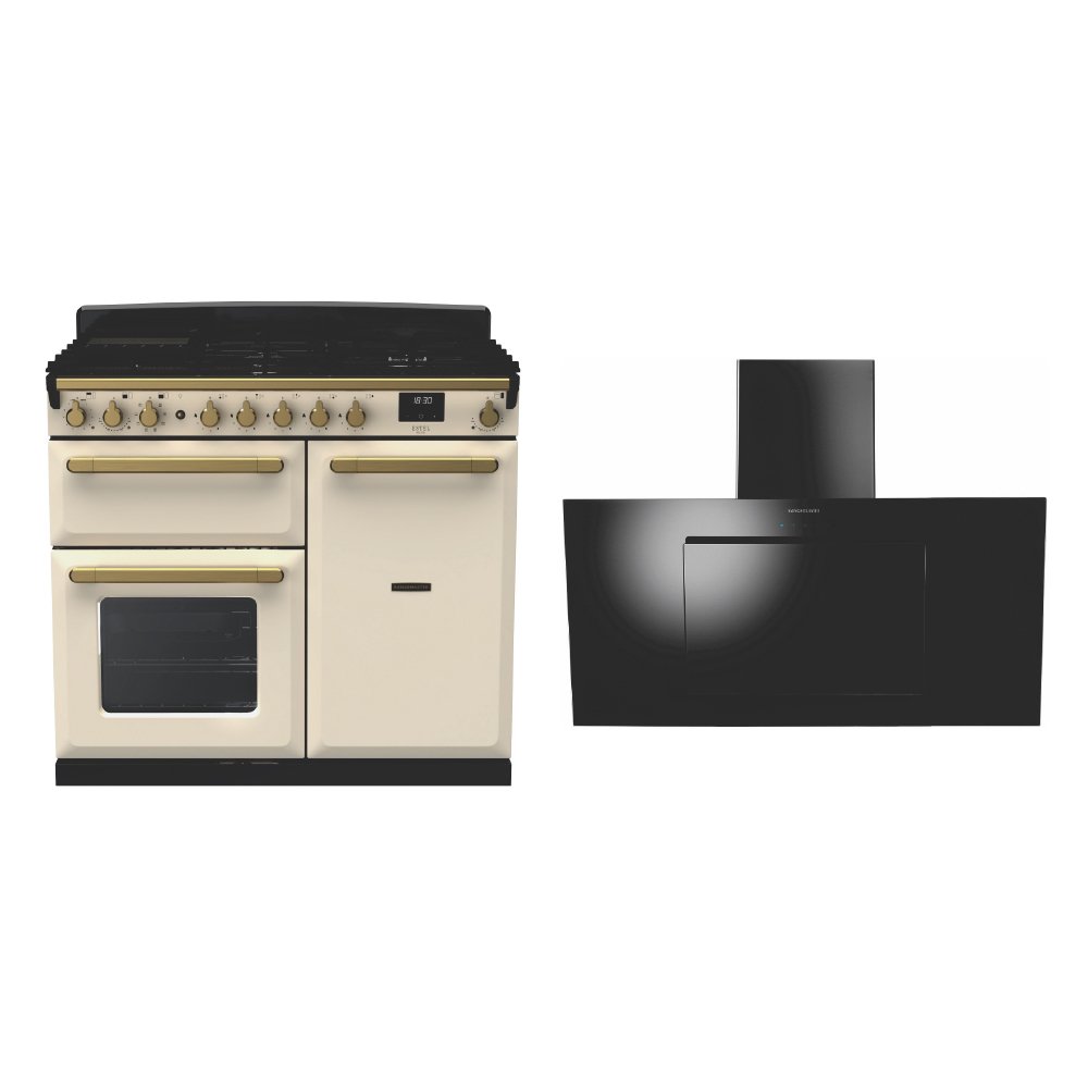 Rangemaster Estel Deluxe Dual Fuel Range Cooker & Hood Pack
