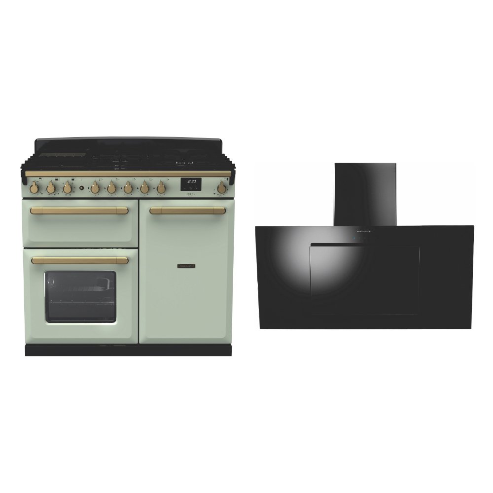 Rangemaster Estel Deluxe Dual Fuel Range Cooker & Hood Pack