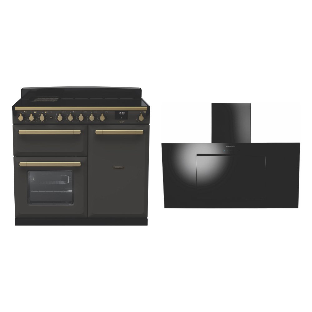 Rangemaster Estel Deluxe Induction Range Cooker & Hood Pack